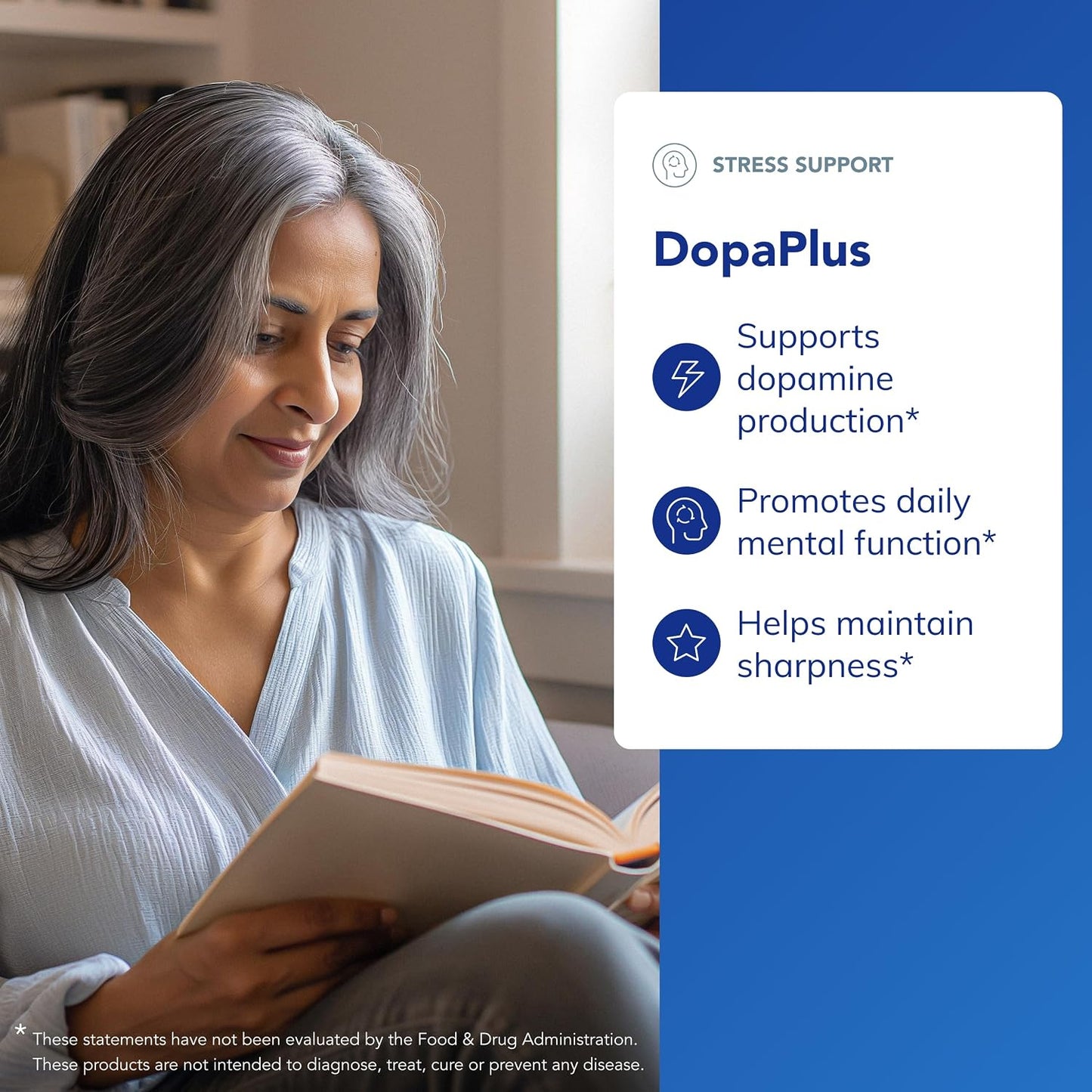Pure Encapsulations DopaPlus - Supports Dopamine Production - for Daily Brain Function - with L-Tyrosine, Folate, Vitamin B6 & L-5-MTHF - Non-GMO & Vegan - 180 Capsules - görsel 3