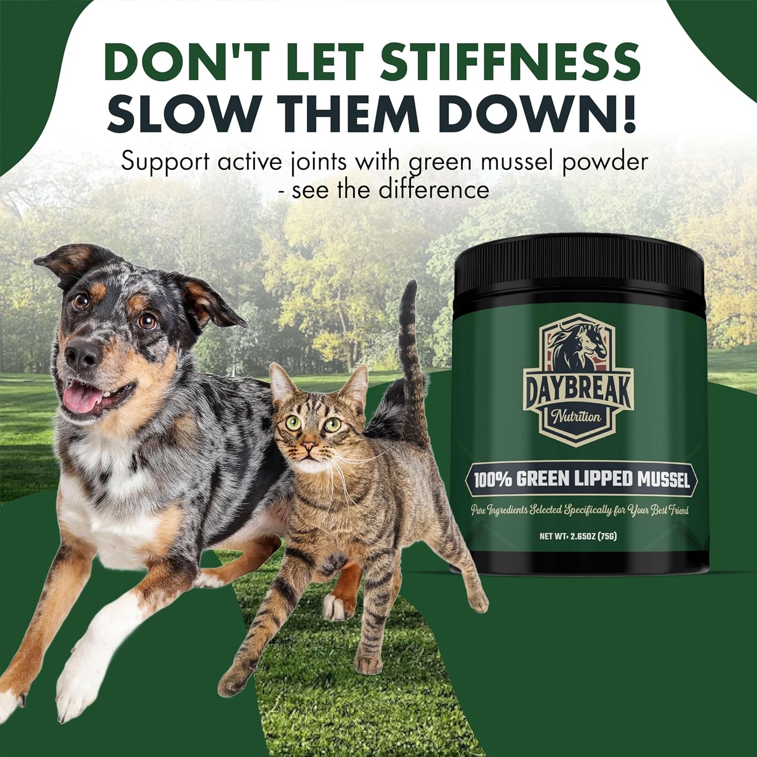 Pure Green Lipped Mussel Powder for Dogs and Cats - 100% New Zealand Green Lipped Mussels - Joint Support Supplement - 150 Grams - görsel 4