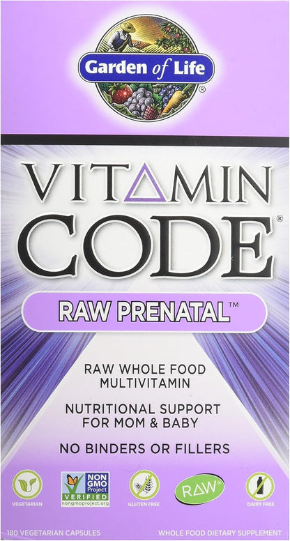 Garden of Life Vitamin Code RAW Prenatal, 90 Capsules