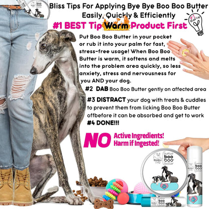 The Blissful Dog Greyhound Boo Boo Butter, 454g (16 oz)