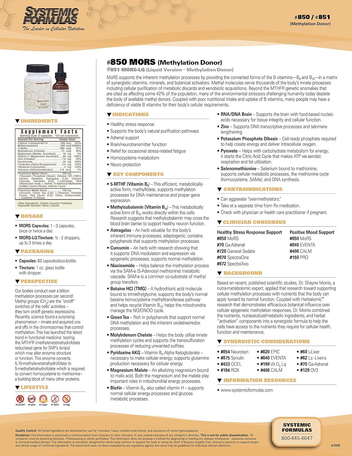 Systemic Formulae MORS LQ - Brain/Neurotransmitter Function, 30 ml - görsel 2