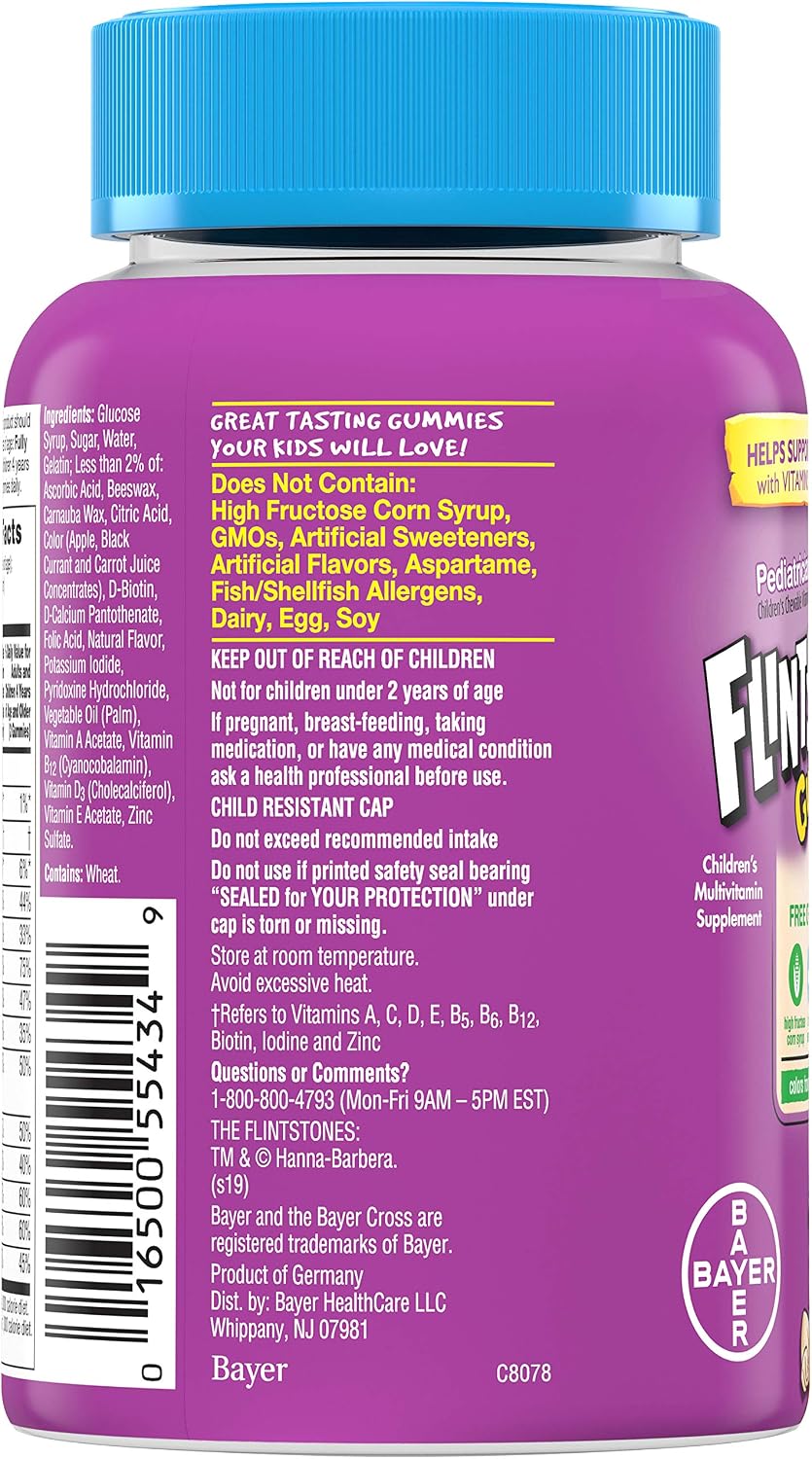 Flintstones Complete Gummy Multivitamin, 70-Count (Pack of 2) - görsel 3
