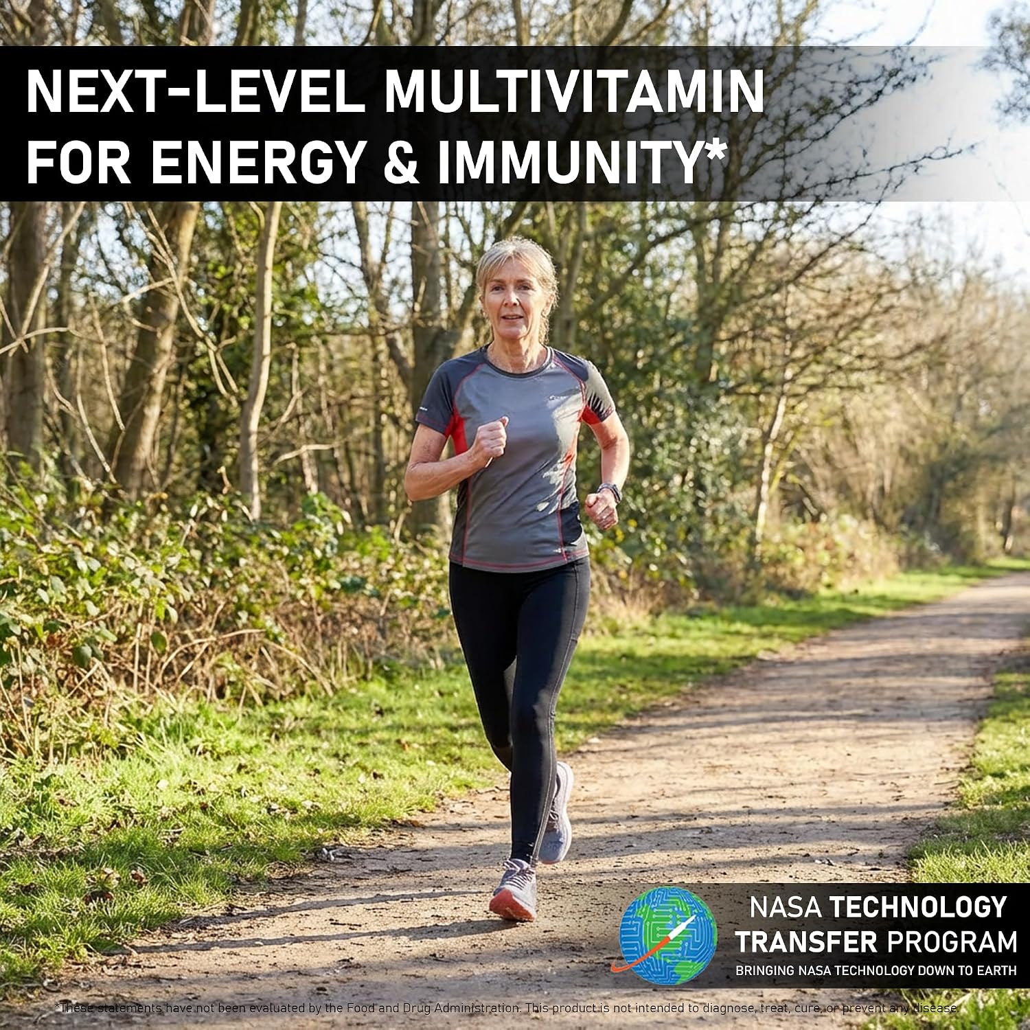Nugevity AS 10 Life – Stress and Immune Support and Anti-Ageing Supplement - Multivitamin and Antioxidants Tablet, Resveratrol, Alpha Lipoic Acid, Lutein and Zeaxanthin, Co-Developed by NASA, 60 Tablets - görsel 7