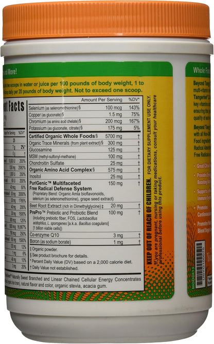 Youngevity Beyond Tangy Tangerine 2.0 Multivitamin & Mineral Complex, Citrus Peach Fusion