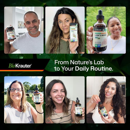 BIO KRAUTER Perimenopause & Menopause Supplements for Women - Vegan Motherwort Tincture 118 ml