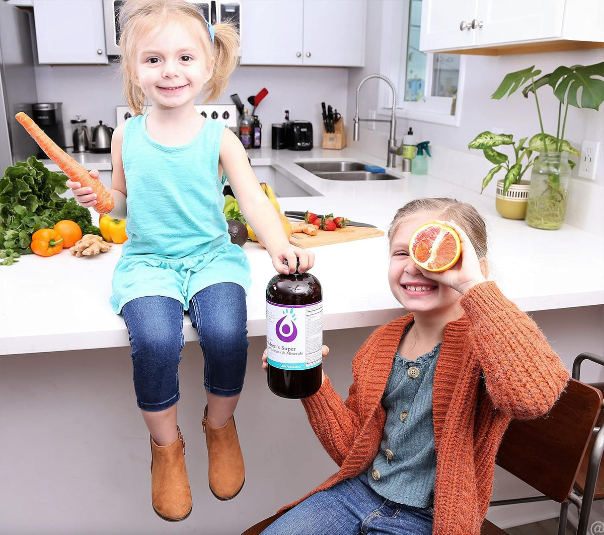Children's Super Multivitamins and Minerals - Liquid Food Supplement, 946 ml - görsel 8