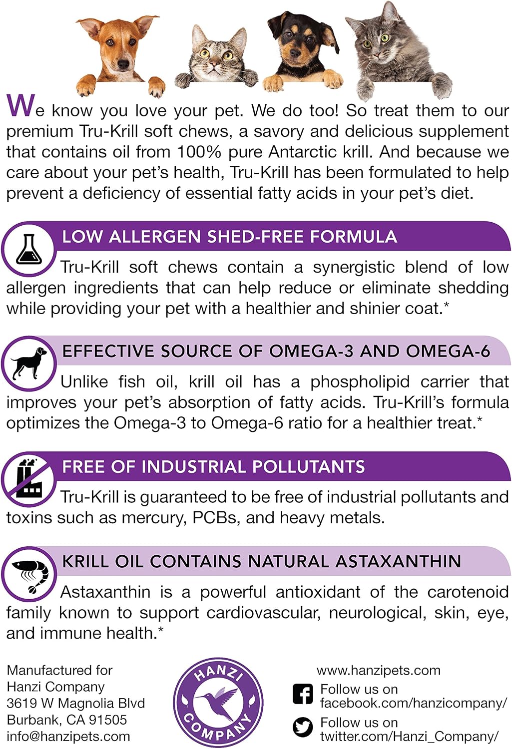 Premium Antarctic Krill Oil Soft Chews for Dogs - Omega-3, Astaxanthin, Vitamin E - 60 Chews - görsel 2