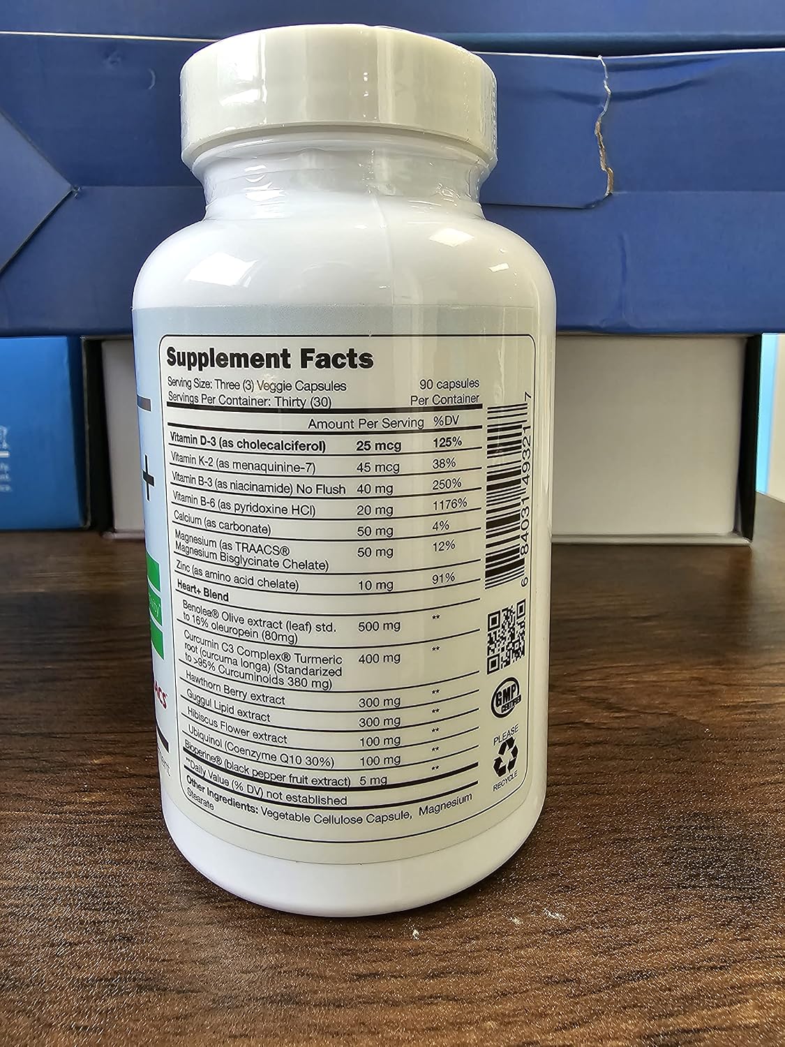 Project AD Heart+ - Cardiovascular Support Supplement with Ubiquinol, Hawthorn Berry, and Vitamin D3 (30 Capsules) - görsel 6