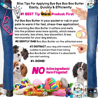 The Blissful Dog Cavalier King Charles Spaniel Booboo Butter, 2 oz Tin