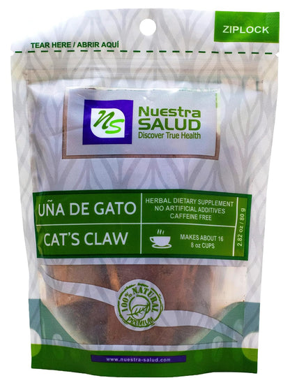 Cat's Claw Bark Herbal Infusion Tea Uña de Gato Value Pack (240g) 100% Natural