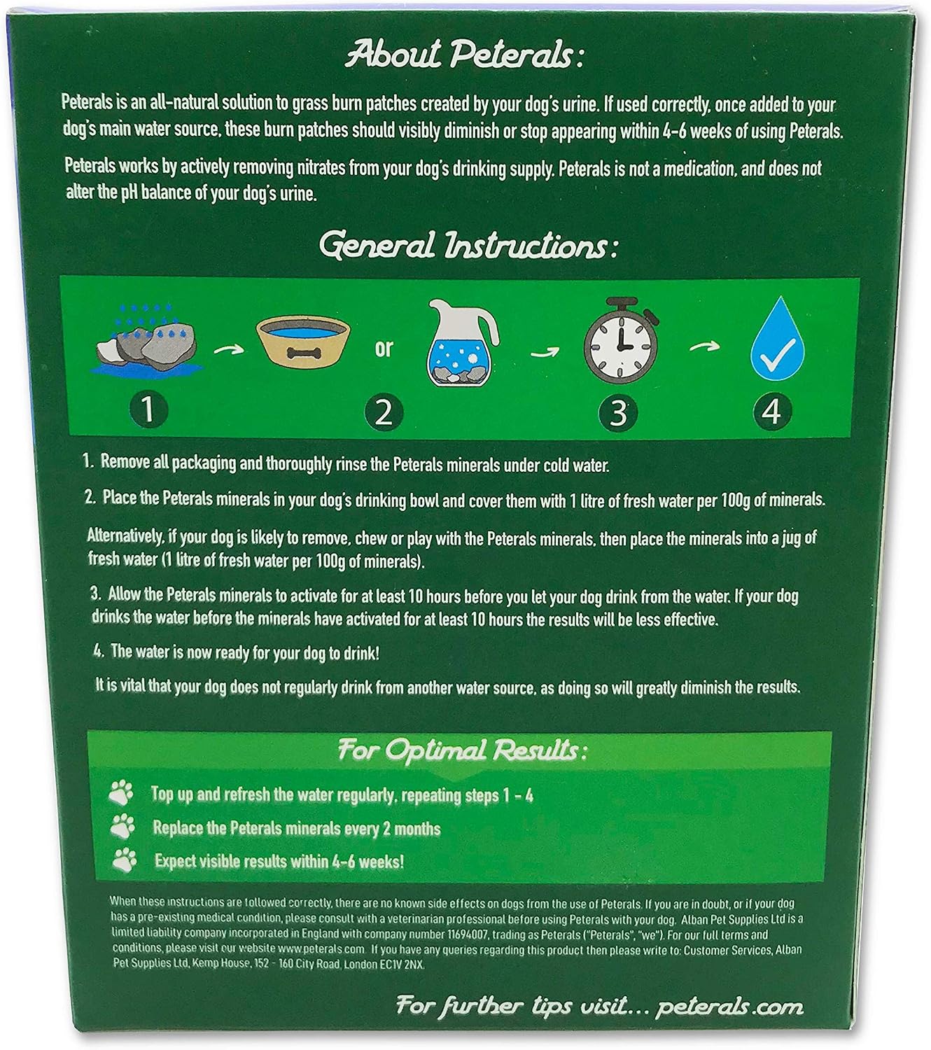 Peterals Natural Mineral Rocks for Dog Urine (600g) - görsel 2
