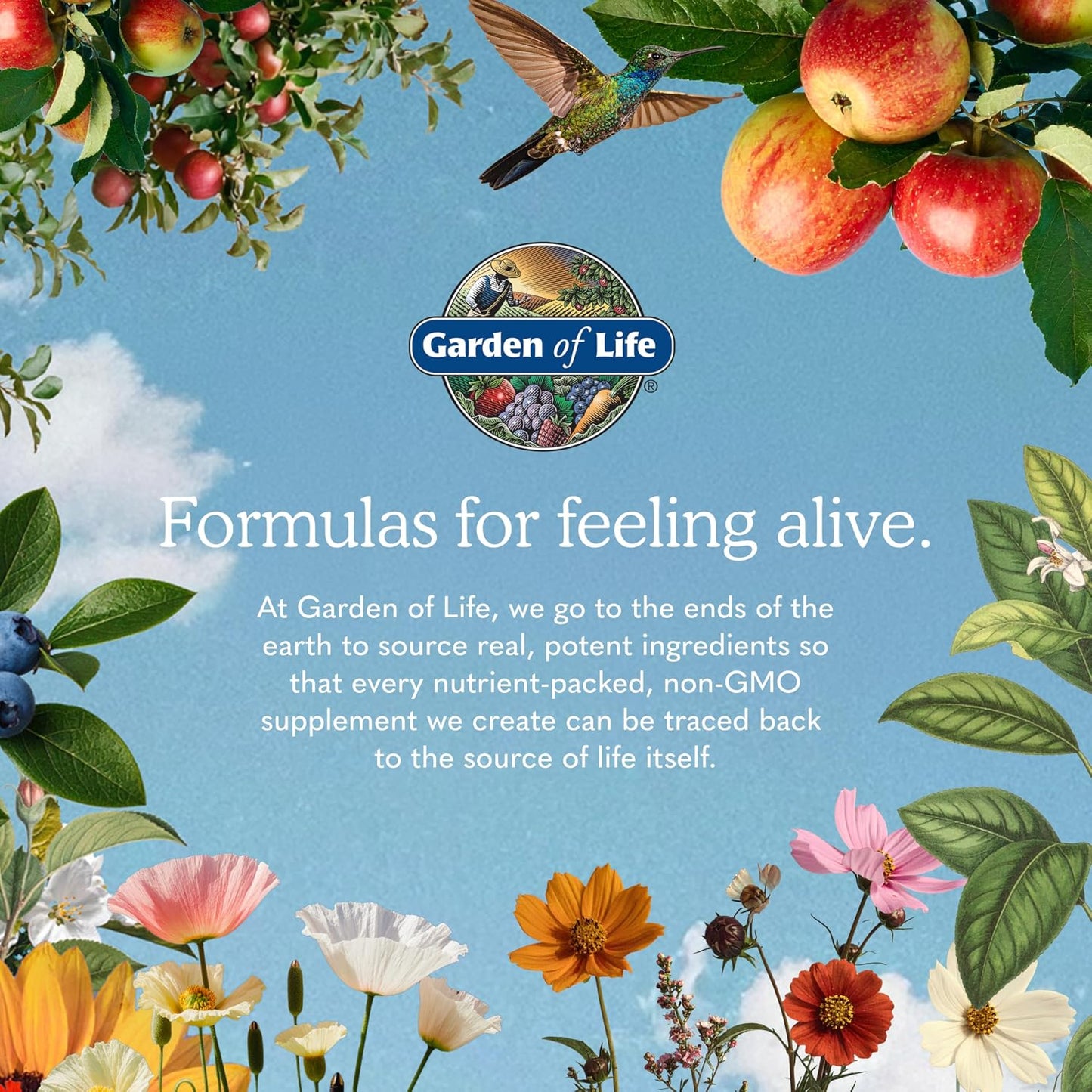 Garden of Life Vitamin Code Raw Vitamin C - 120 Capsules, 500mg Whole Food Vitamin C Capsules + Fruit & Vegetable Blend & Probiotics, Supplements for Adults, Vegan, Gluten-free - görsel 8