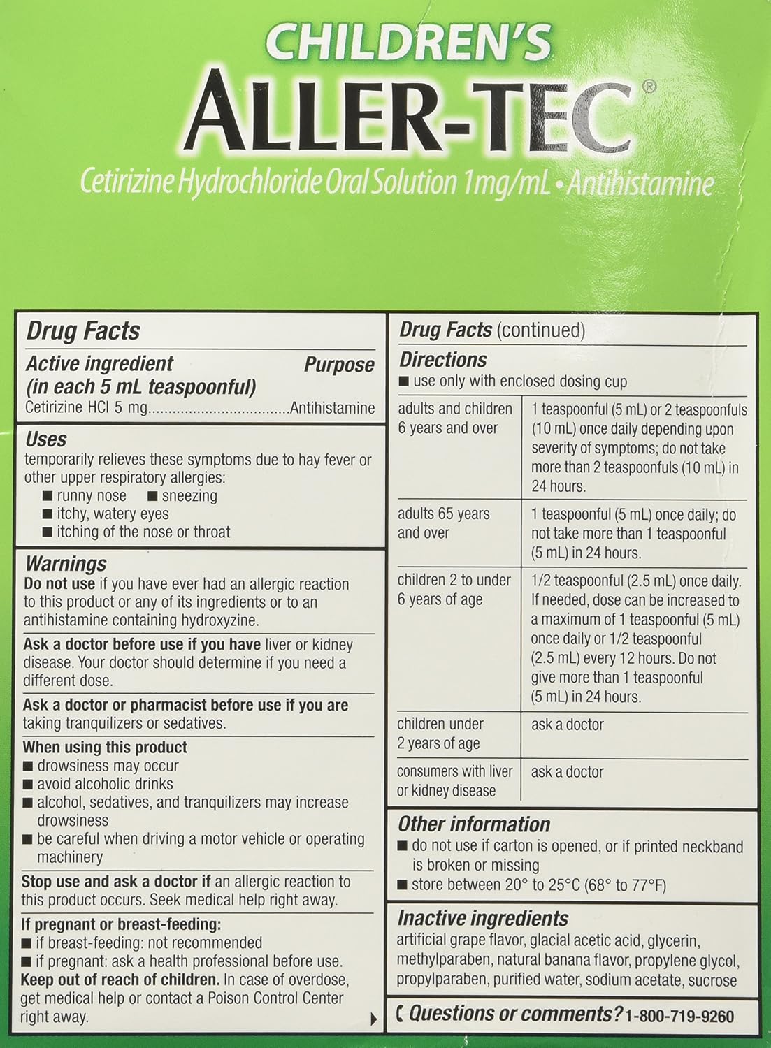 Kirkland Signature Children's Aller-Tec - 16 Oz - 2 Pk - görsel 3