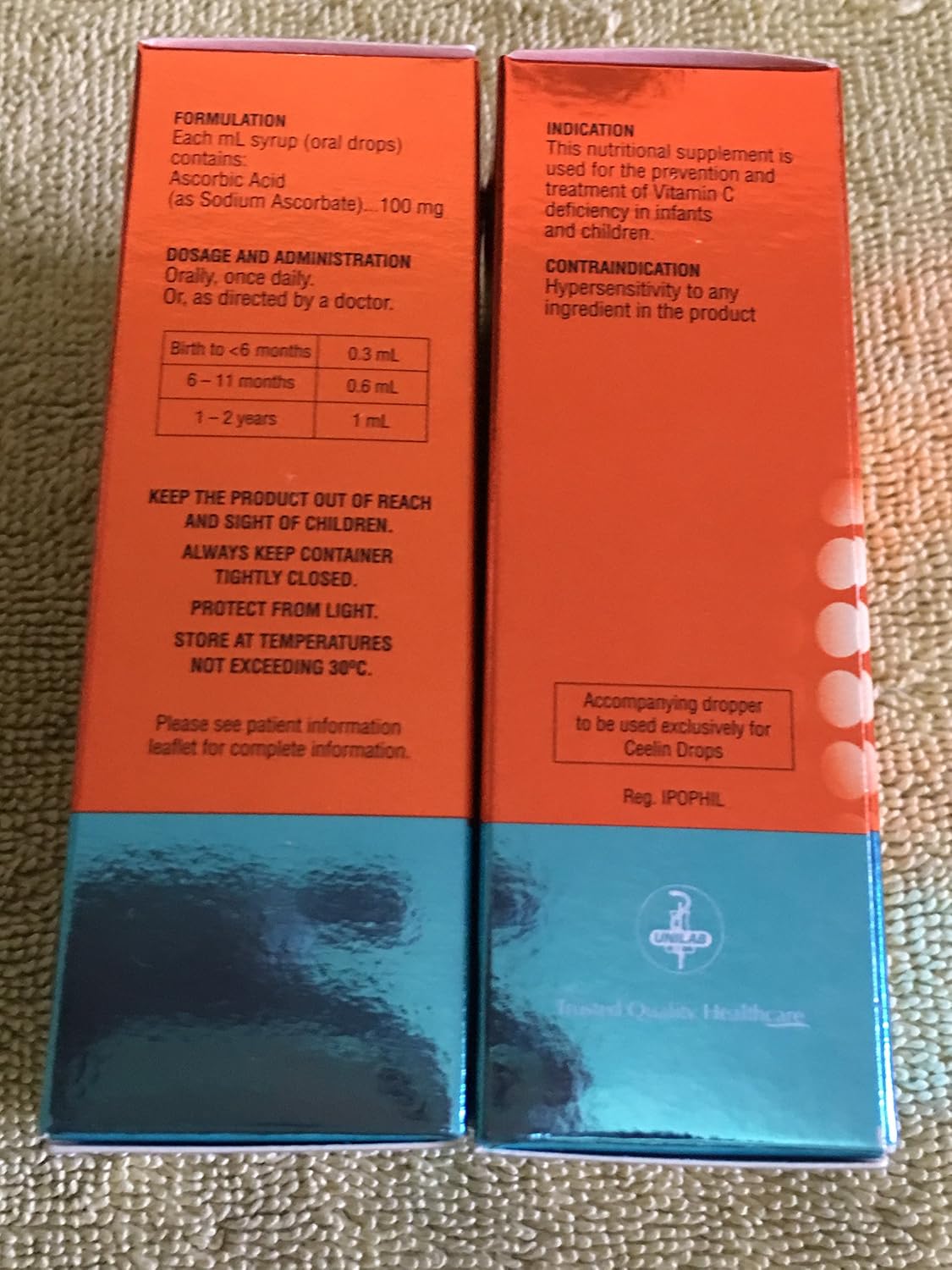 Ceelin Oral Drops (Ascorbic Acid) for Infants 0-2 Years, 30ml - görsel 3