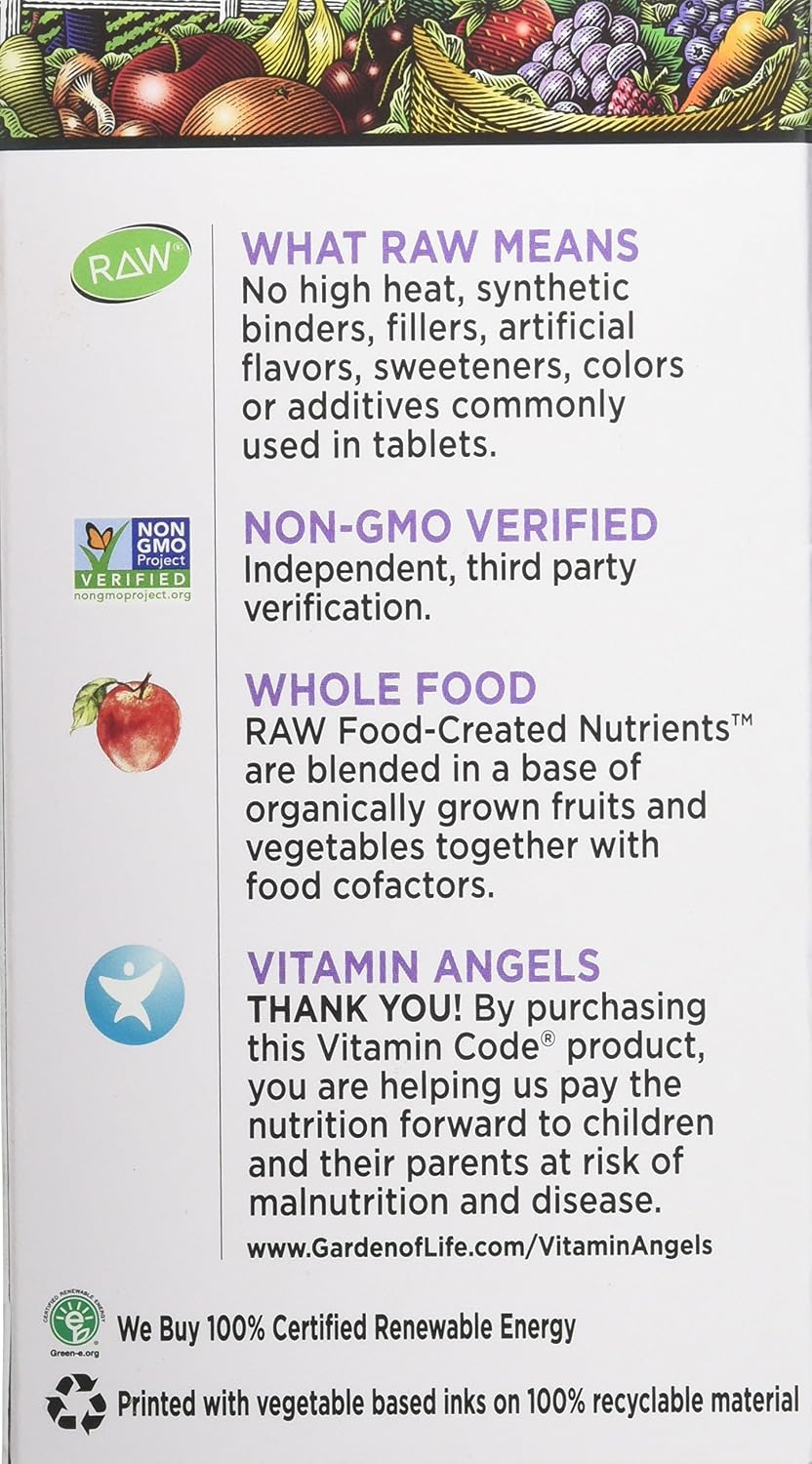 Garden of Life Vitamin Code RAW Prenatal, 90 Capsules - görsel 3