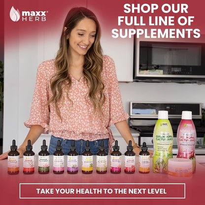Maxx Herb Red Maca Root Extract – Max Strength Liquid Drops, 118 ml (approx. 60 servings)