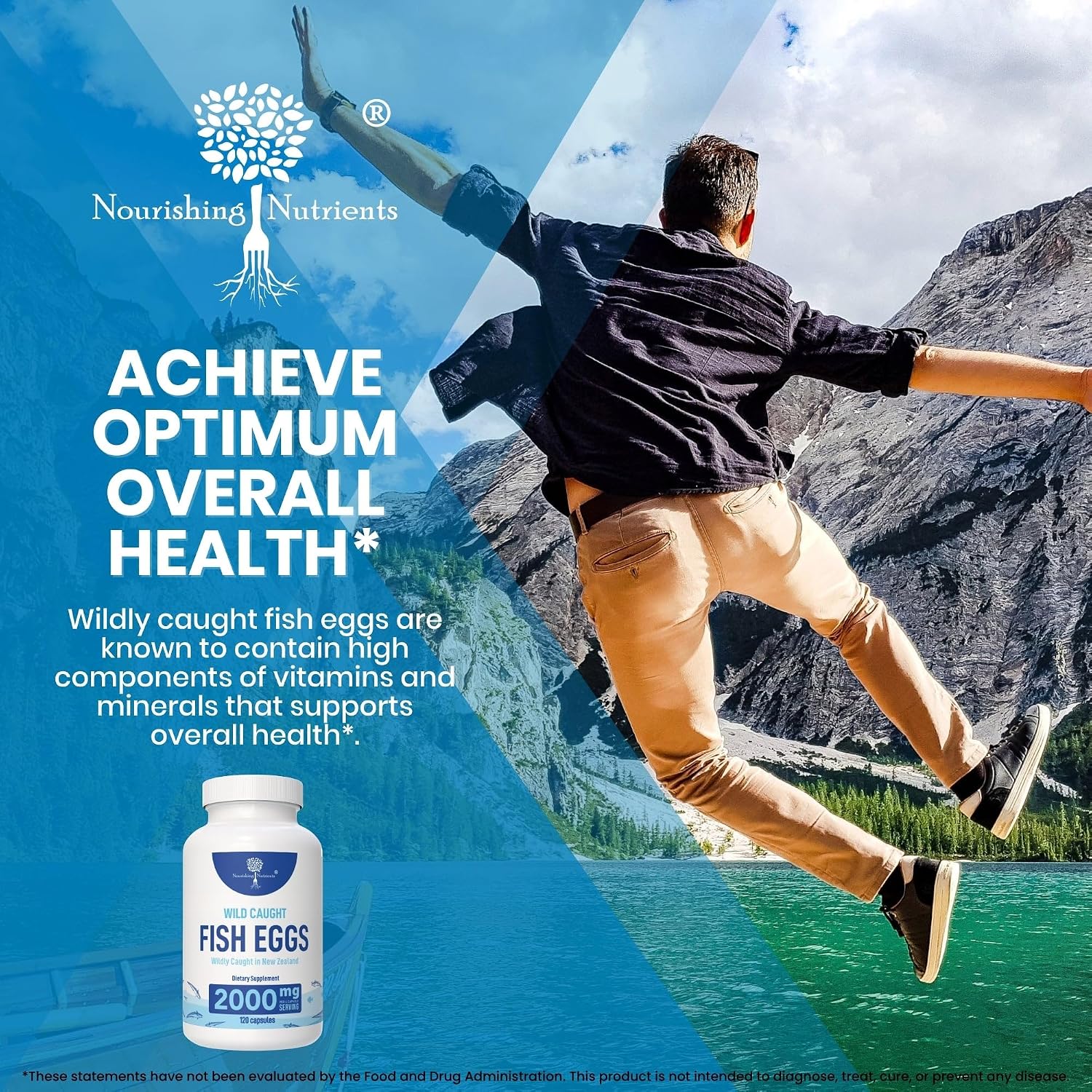 Nourishing Nutrients Wild Caught Fish Eggs 2,000mg – Omega-3 Supplement - görsel 5