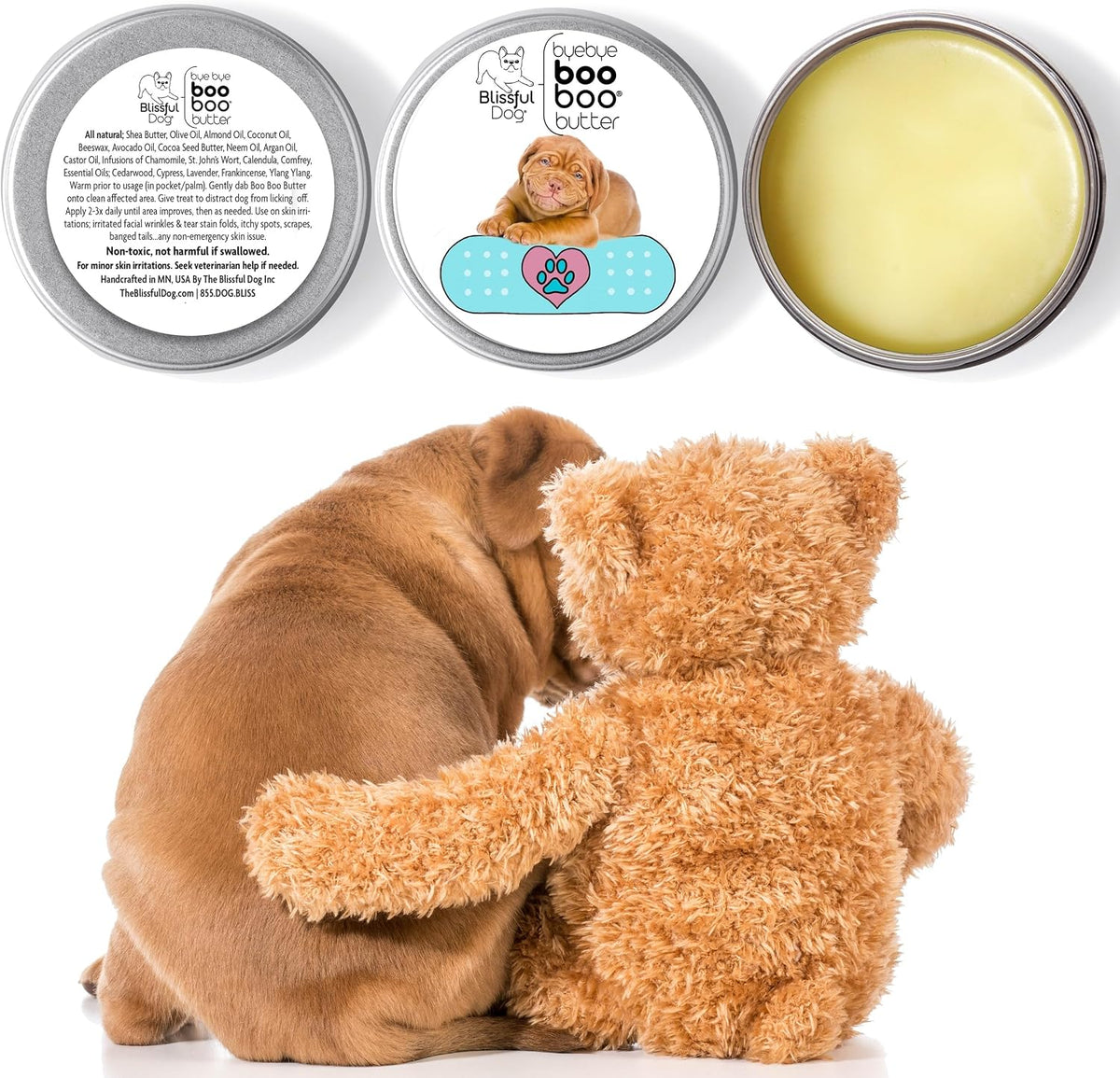 The Blissful Dog Dogue De Bordeaux Booboo Butter - Herbal Balm, 1 oz - görsel 2