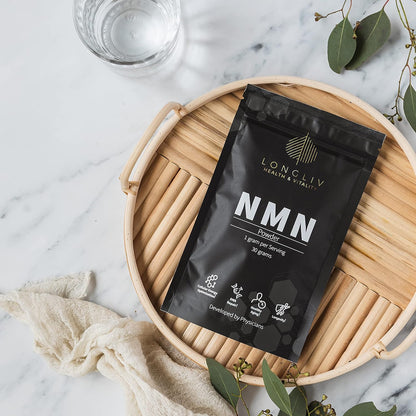Advanced NMN Nicotinamide Mononucleotide Powder – Physician Formulated – 30g – LongLiv Health and Vitality