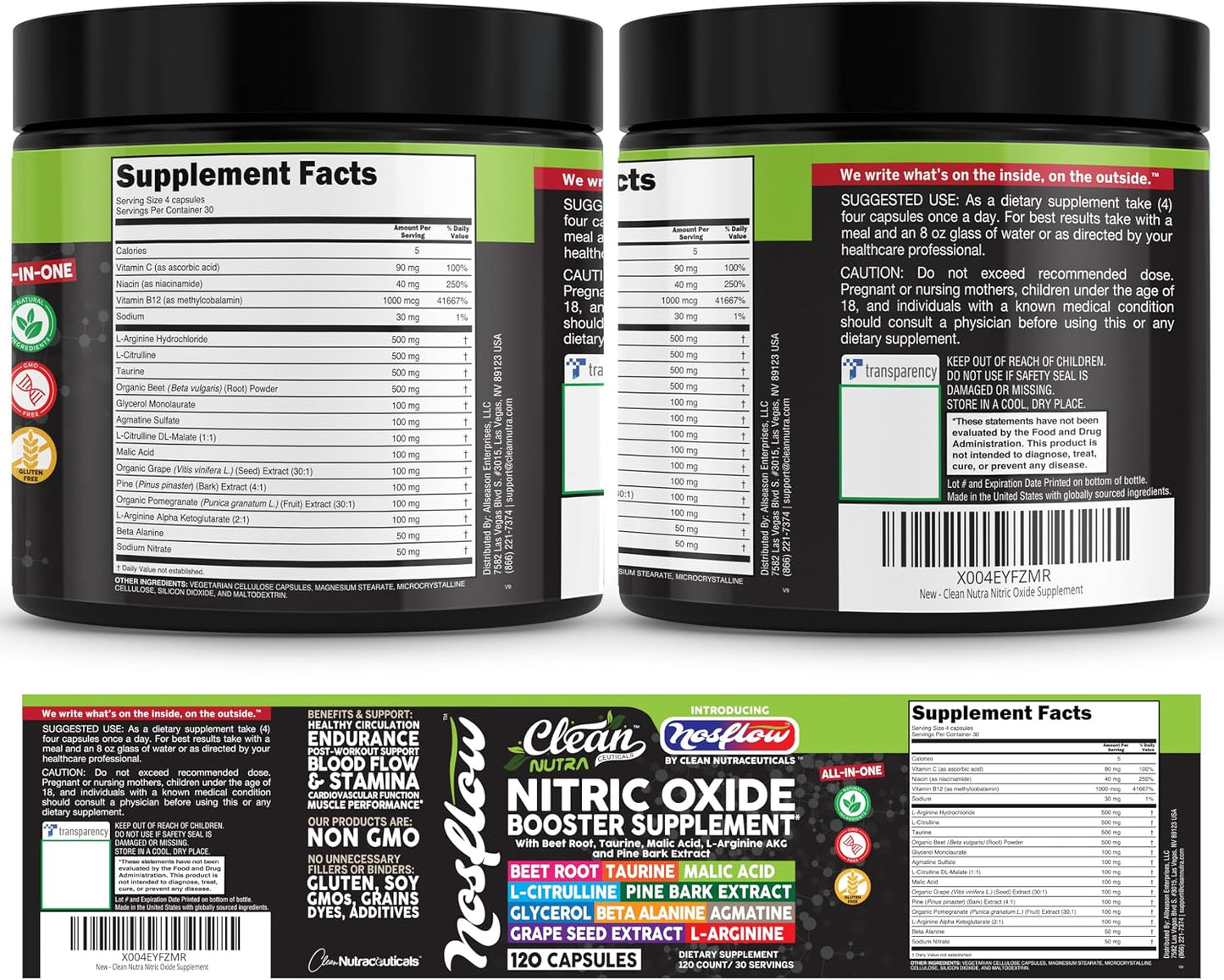 NosFlow Nitric Oxide Supplements for Men and Women - görsel 9
