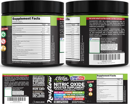 NosFlow Nitric Oxide Supplements for Men and Women