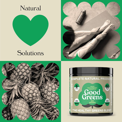 Good Greens Superfood Powder - The Healthy Greens Blend - 9oz (255g) 30 Servings