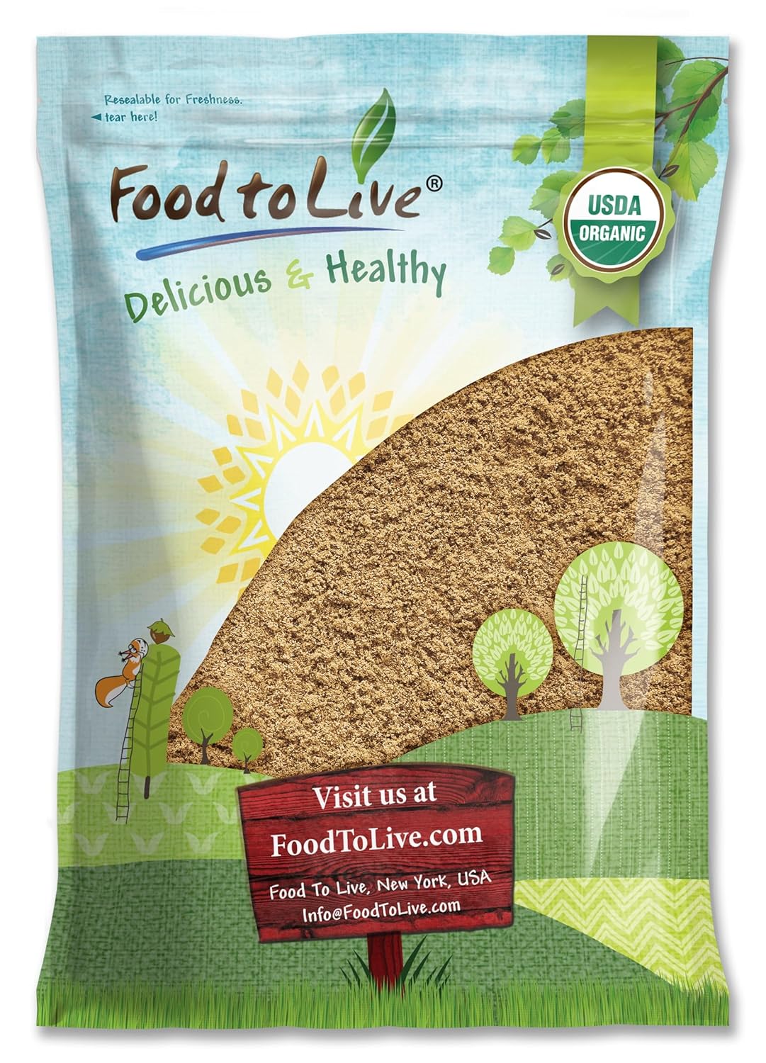 Food to Live Organic Freeze-Dried Camu Camu Powder, 227g – Non-GMO, Kosher, Raw, Vegan Superfood, Bulk, Non-Irradiated, Pure - görsel 8
