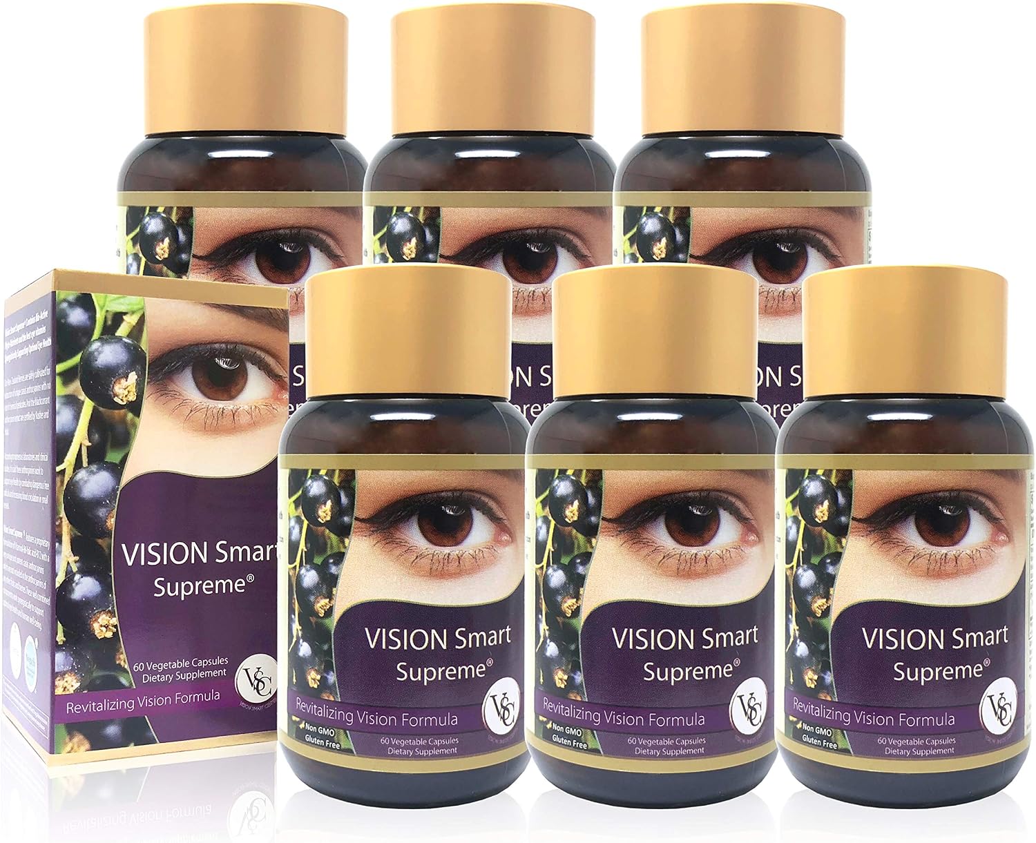 Vision Smart Supreme - Premium Eye Supplement with Blackcurrant Anthocyanins - görsel 6