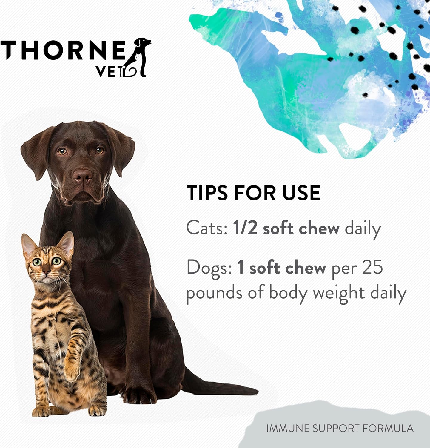 ThorneVET Immune Support Formula – Immune Support for Dogs and Cats, 90 Soft Chews - görsel 5