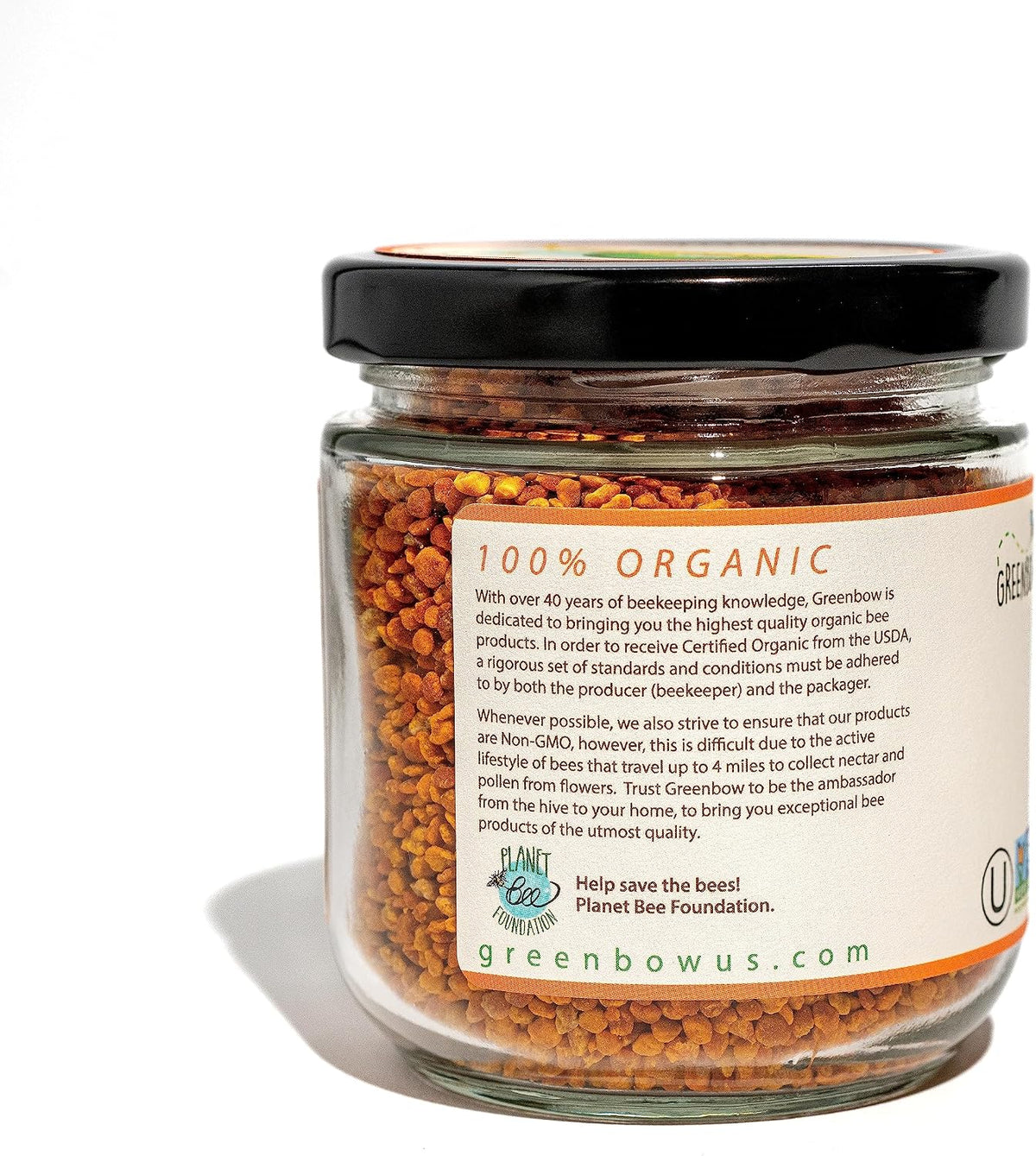 Greenbow Organic Bee Pollen - 100% Certified Organic Superfood, 155g - görsel 3
