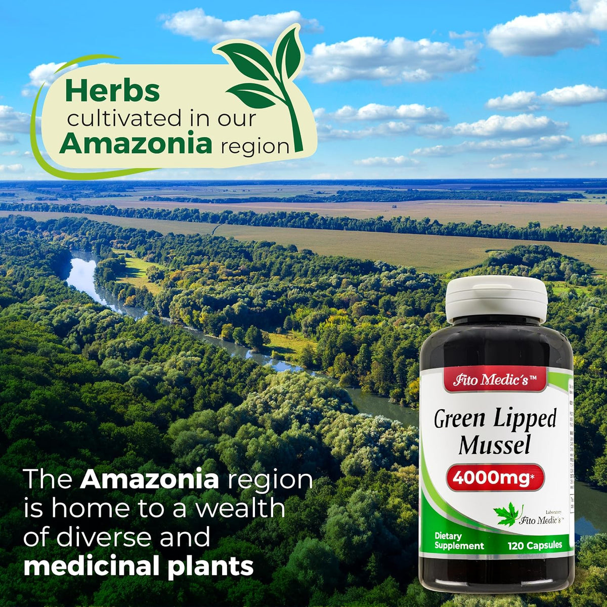 FITO MEDIC'S Green Lipped Mussel | 120 Capsules | Joint Support Supplement - görsel 6