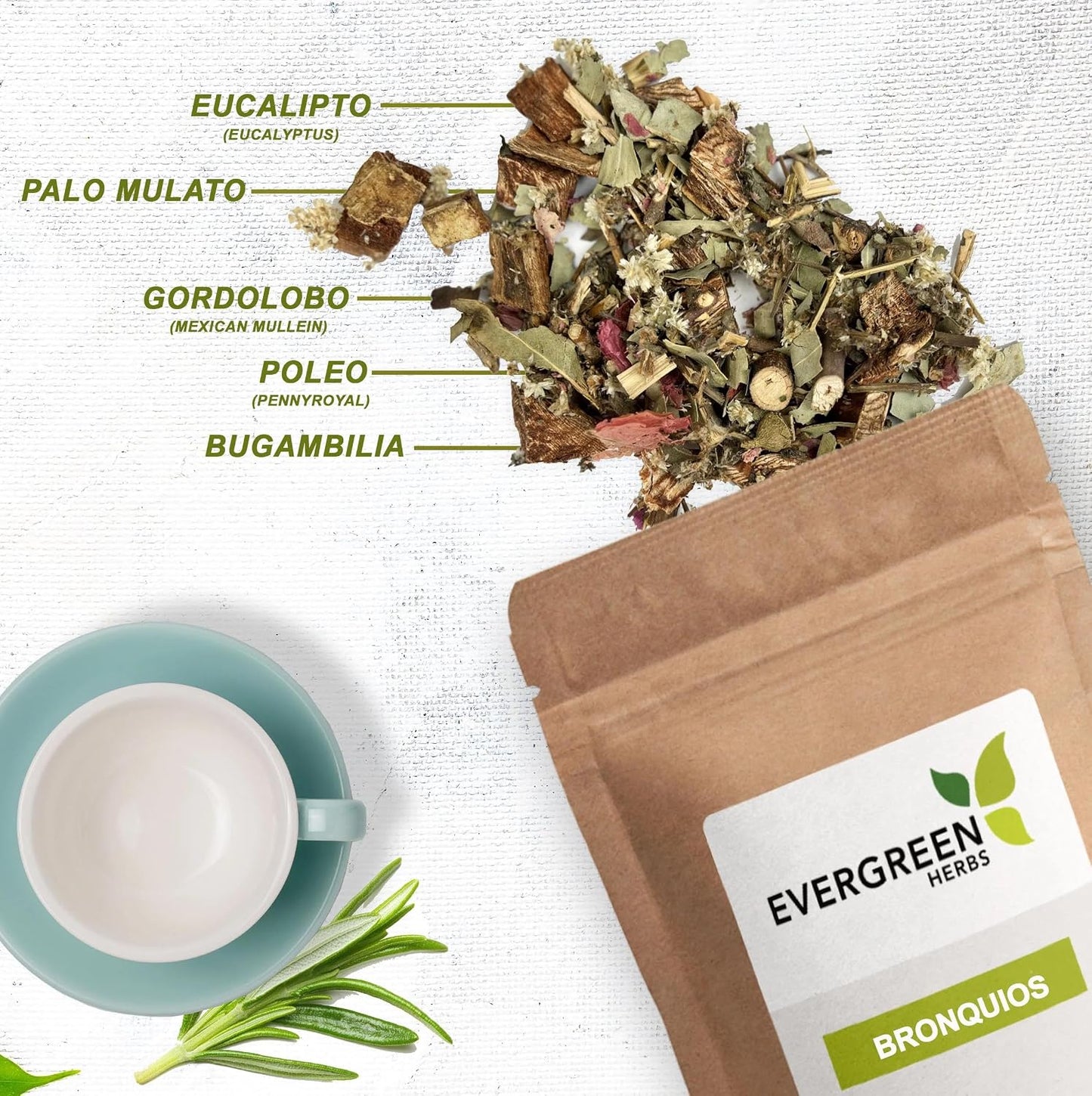 Bronquios Tea - Loose Leaf Tea - 227g - görsel 2