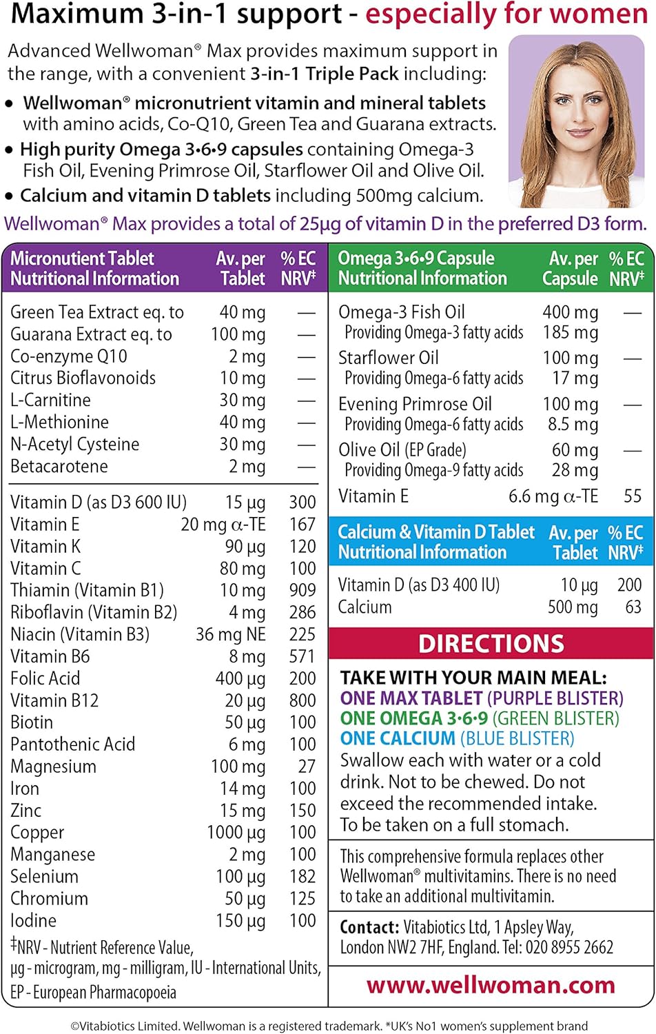 Wellwoman Max Capsules - Pack of 84 - görsel 4