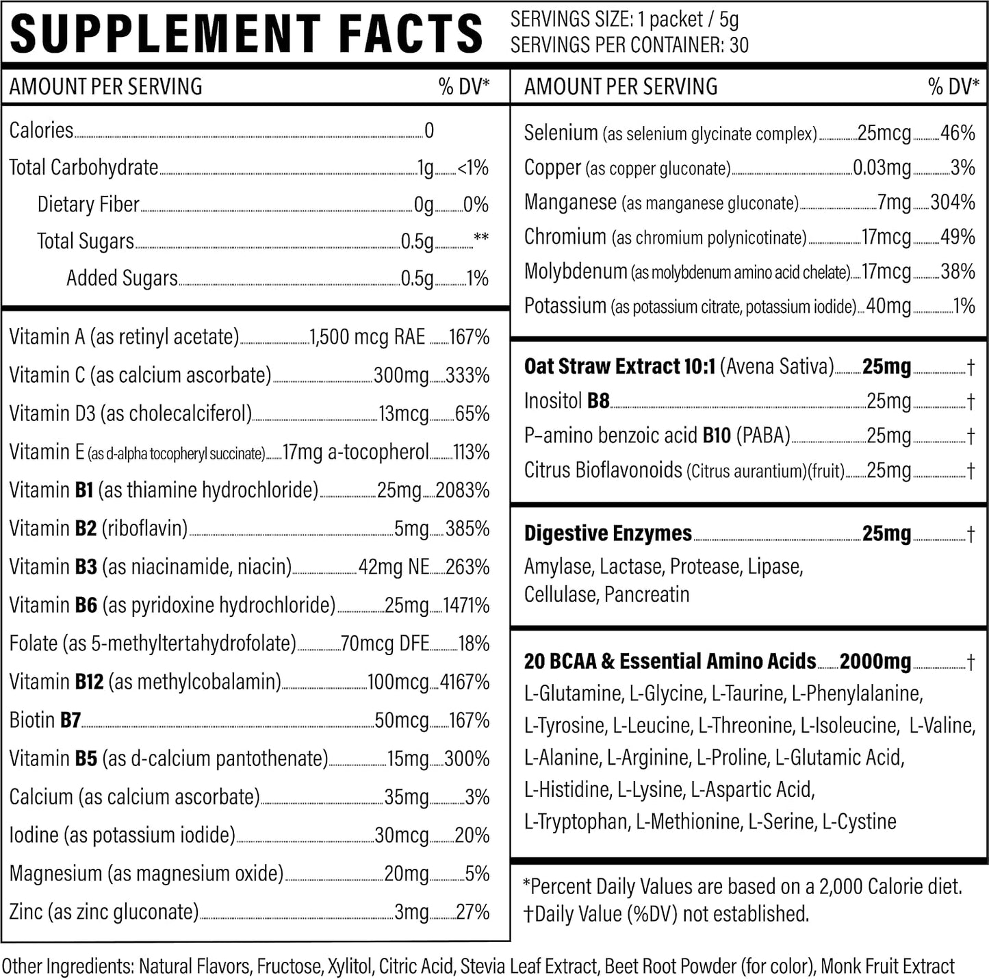 Sport Formula 99 Vegan Superfood Daily Keto Multivitamin – Orange Powder Packets - görsel 5