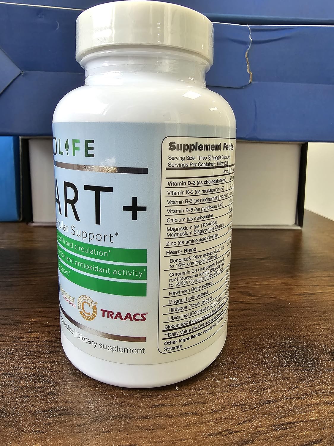 Project AD Heart+ - Cardiovascular Support Supplement with Ubiquinol, Hawthorn Berry, and Vitamin D3 (30 Capsules) - görsel 4