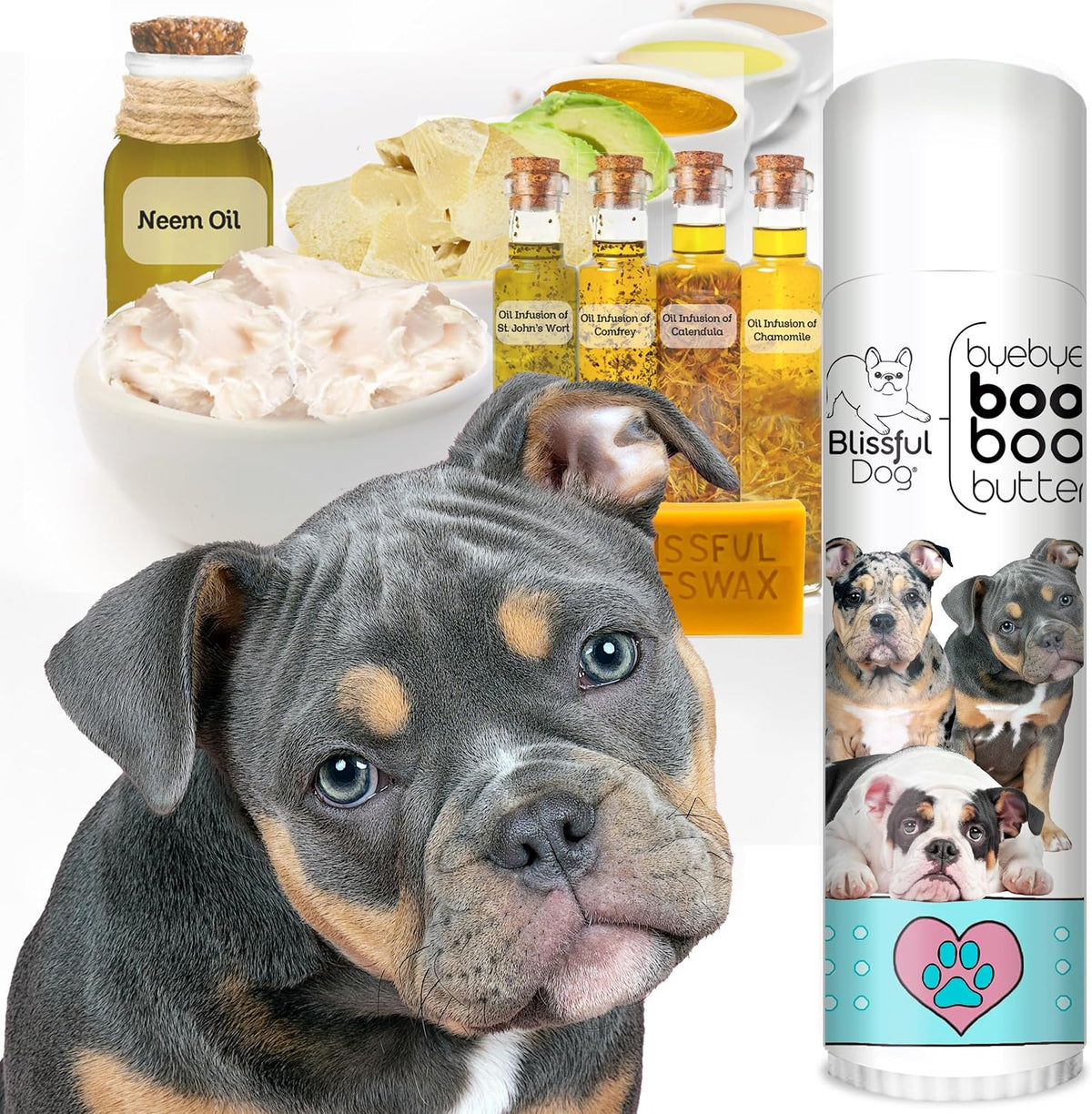 The Blissful Dog Olde English Bulldogge Booboo Butter – 0.50 oz (14 g) Tube - görsel 2