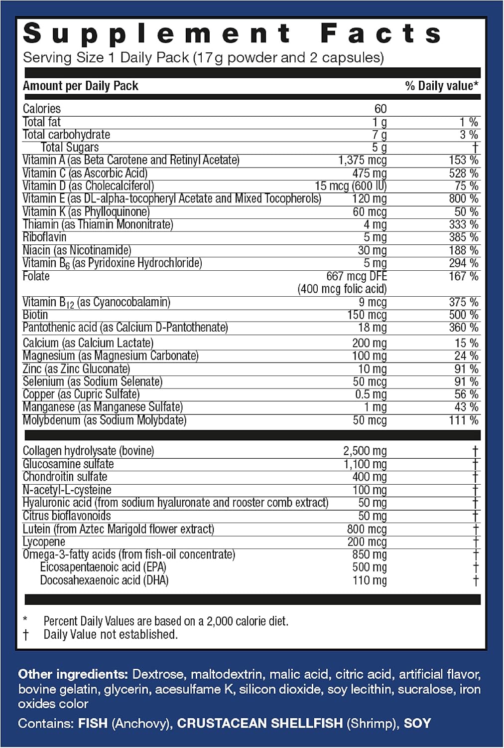 Orthomol Arthroplus – 30-Day Supply – Advanced Bone and Joint Health Food Supplement with Collagen, Glucosamine and Chondroitin - görsel 7