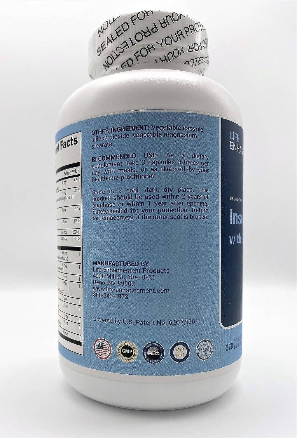 Life Enhancement Insulife-B | 90 Servings - görsel 4