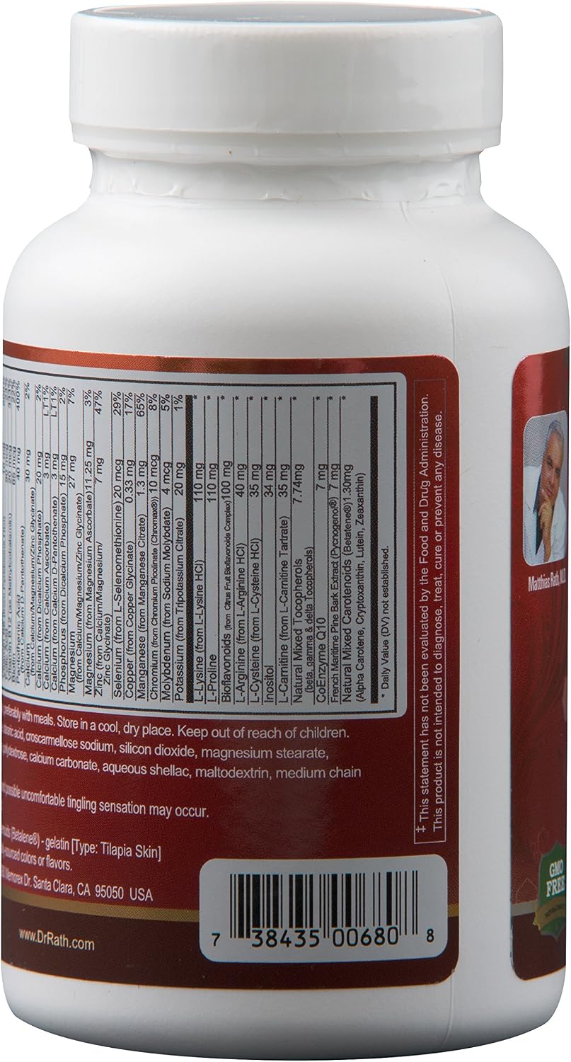 Cardiovascular Health Dr. Rath 90 Tablets - görsel 2