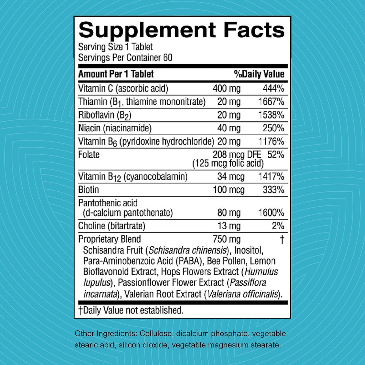 Nature's Sunshine Nutri-Calm, 60 Tablets - görsel 3