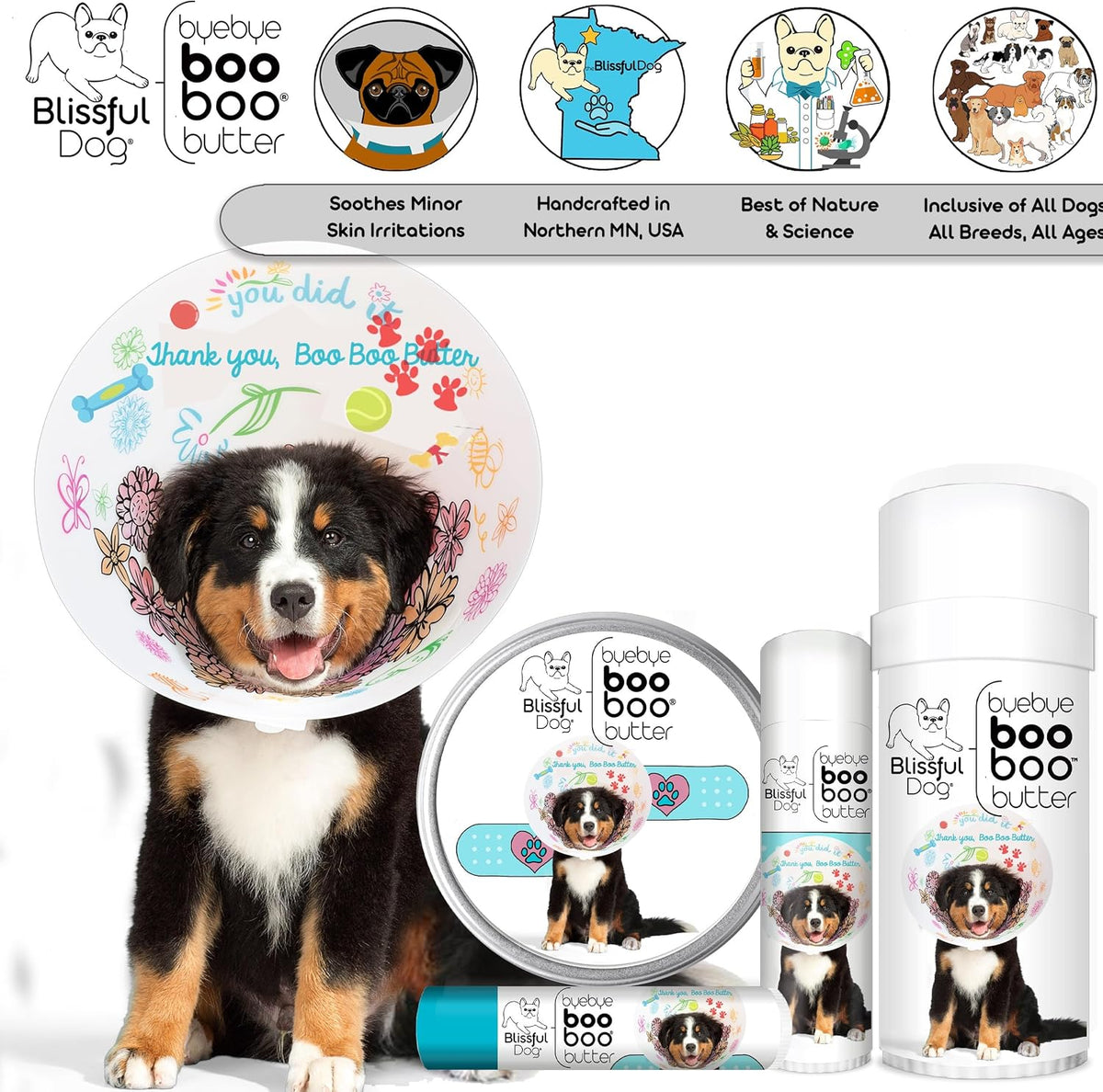 The Blissful Dog Bernese Mountain Dog Booboo Butter (113g Tin) - görsel 6