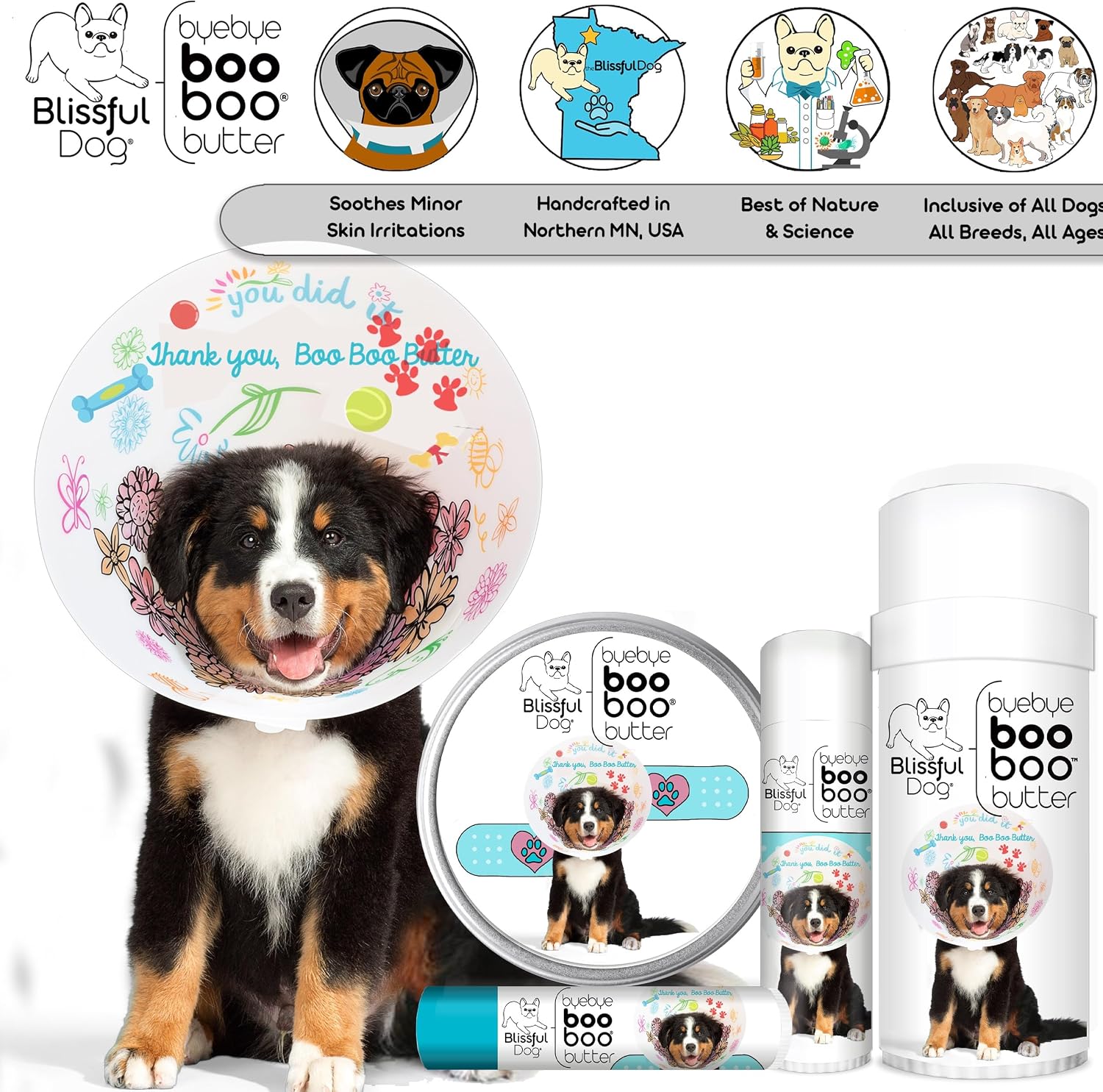 The Blissful Dog Bernese Mountain Dog Booboo Butter (113g Tin) - görsel 6