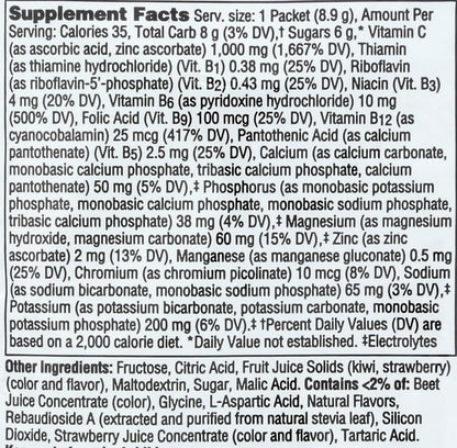 ALACER Strawberry Kiwi Emergen C Packet – 8.8 g Single Serve