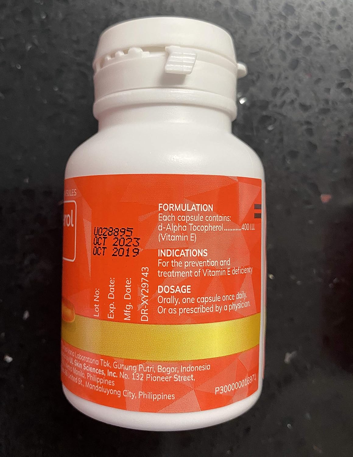 90 Capsules Myra E 400 IU Vitamin E d-Alpha Tocopherol - görsel 3