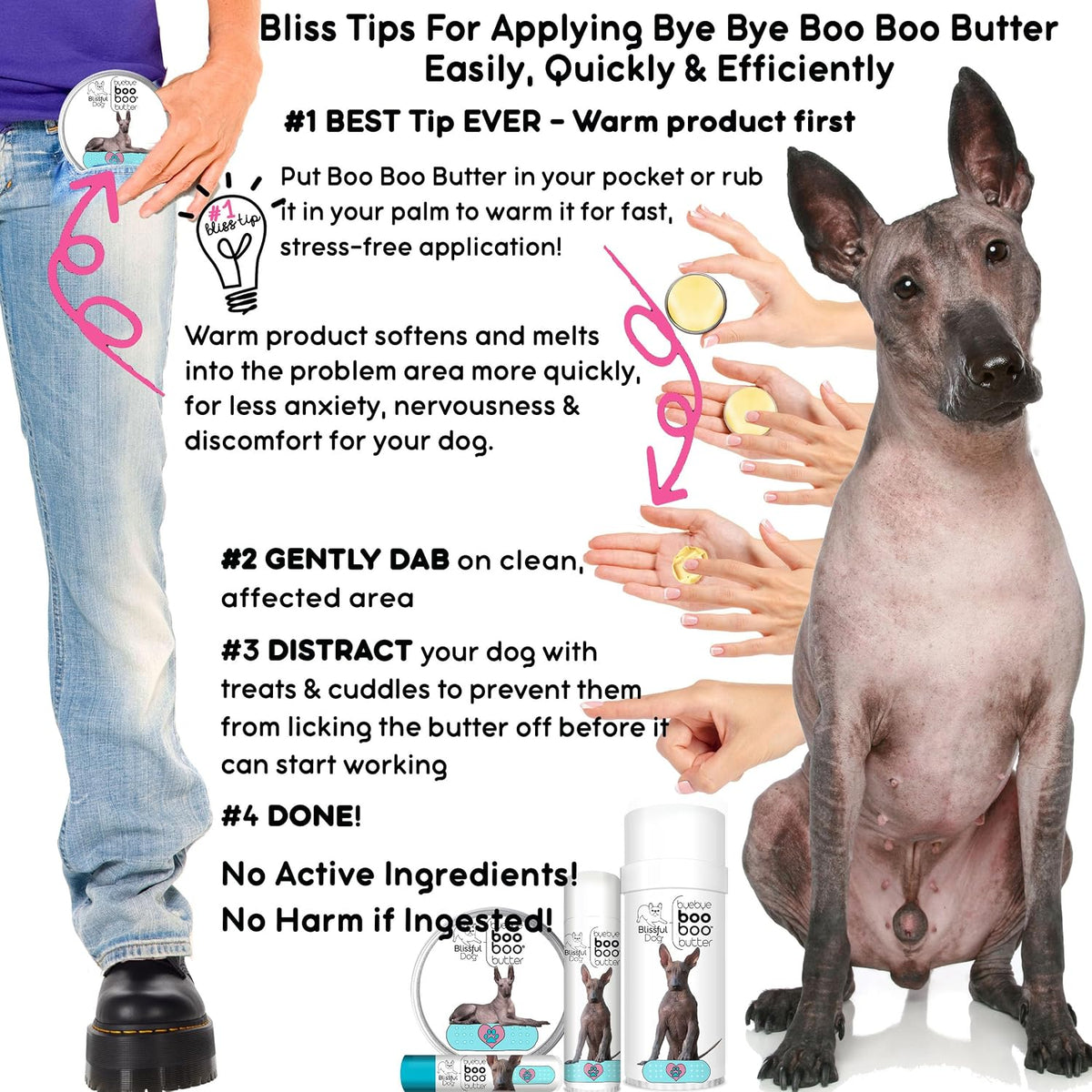 The Blissful Dog Xoloitzcuintli Boo Boo Butter, 454g (16 oz) - görsel 6