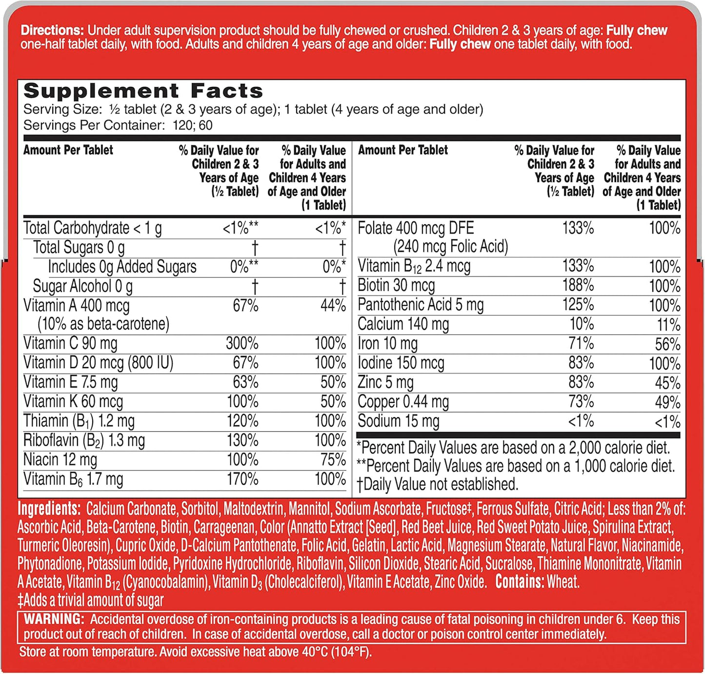 Flintstones Complete Children's Multivitamin, 60 Chewable Tablets - görsel 6