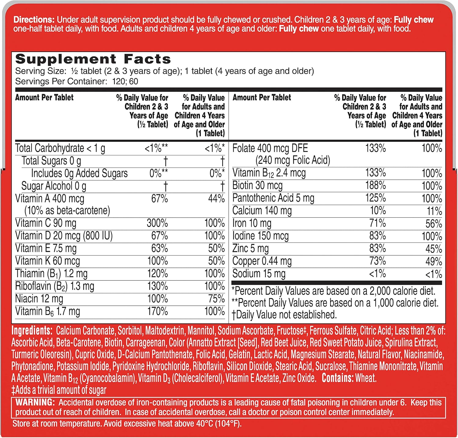 Flintstones Complete Children's Multivitamin, 60 Chewable Tablets - görsel 6