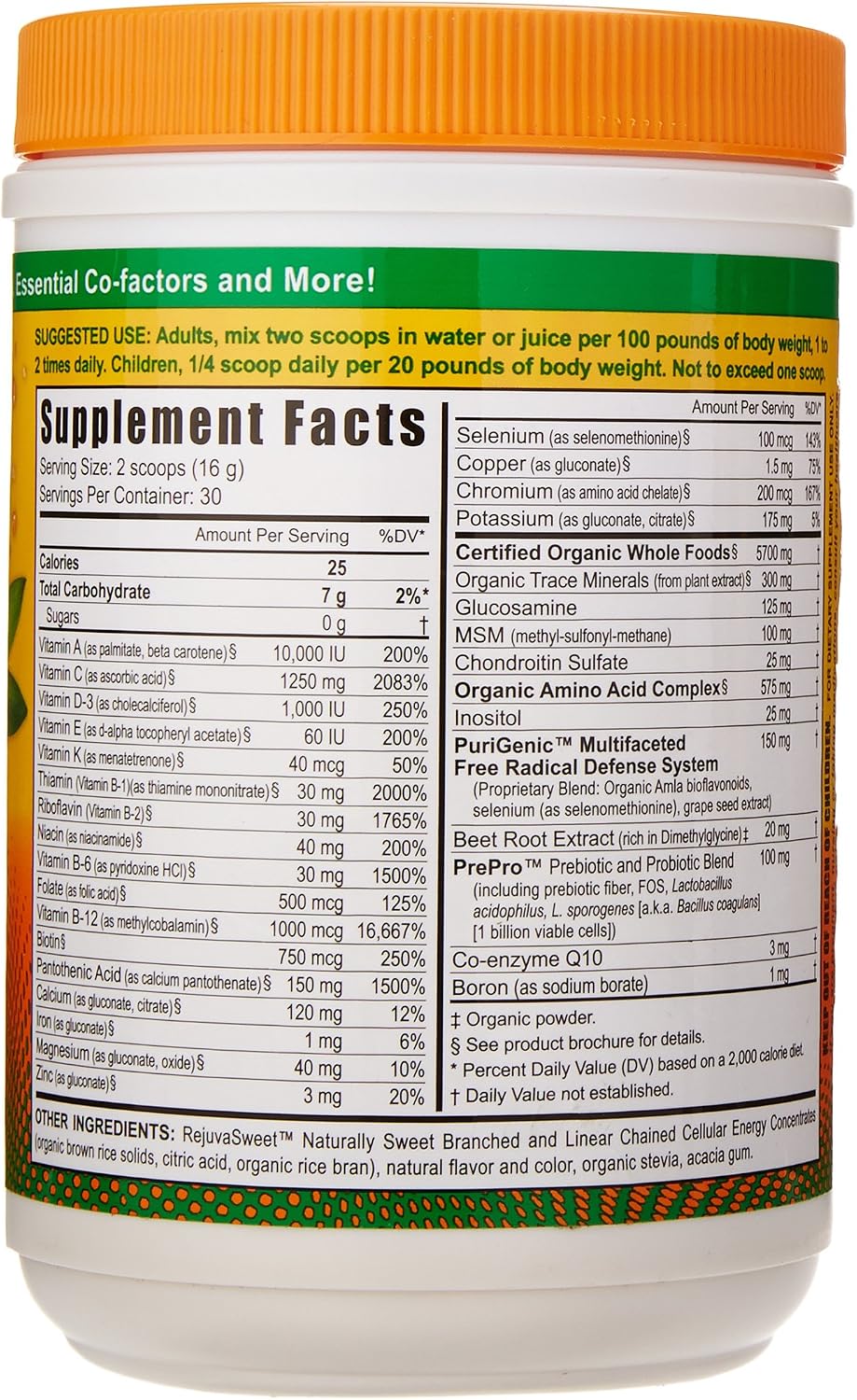 Youngevity Beyond Tangy Tangerine 2.0 Citrus Peach Fusion Multivitamin & Mineral Complex - görsel 2