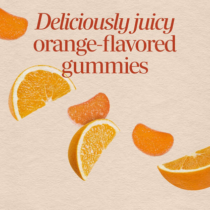Nature's Way Vitamin C Gummies – 250 mg per Serving, High Potency Immune Support, Orange Flavoured, 120 Gummies