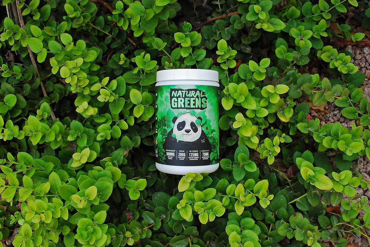 Panda Natural Greens Superfood - Pineapple (390 g) | Organic Greens, Reds, Golds, Probiotics, Ashwagandha, Lion's Mane - görsel 6